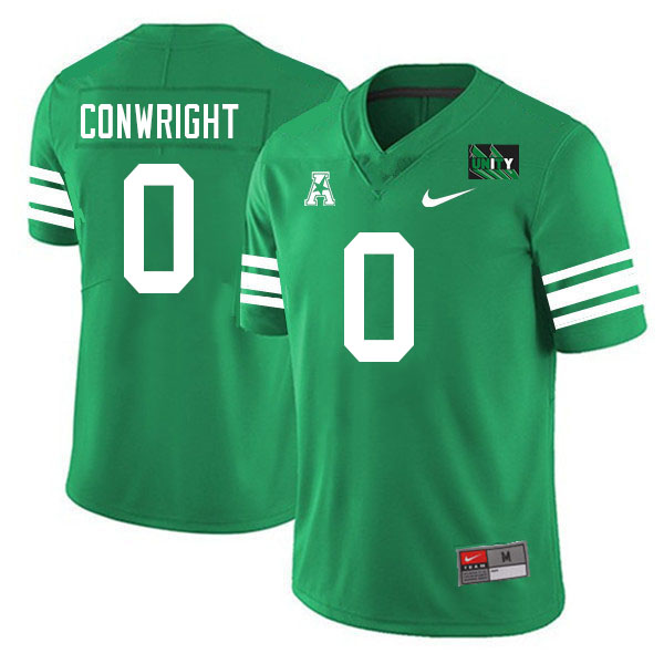 Men-Youth #0 Blair Conwright North Texas Mean Green 2023 College Football Jerseys Stitched Sale-Gree